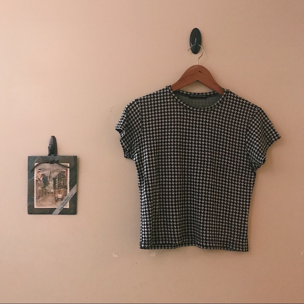 BRANDY MELVILLE Checkered Top